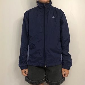 VINTAGE ADIDAS ZIP UP WINDBREAKER!!